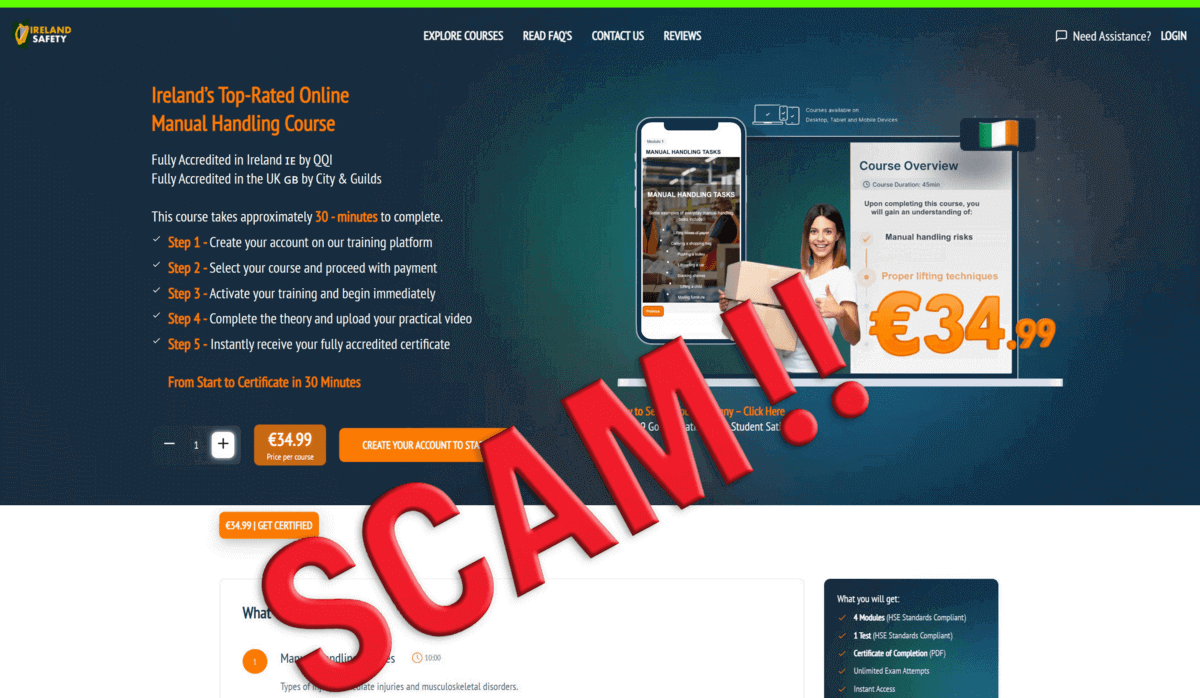SCAM ALERT